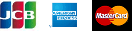 JCB・AMERICAN EXPRESS・MasterCard